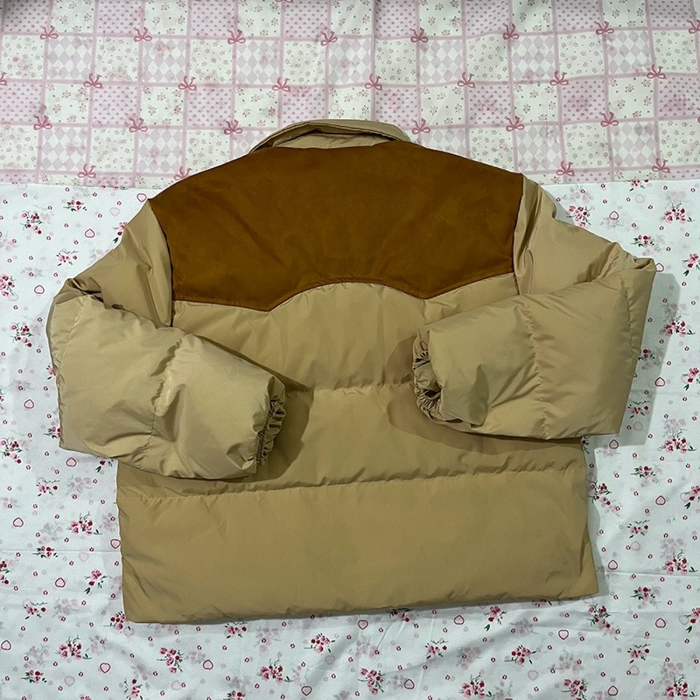 Miu Miu Patchwork Lapel Down Jacket - Picture 11 of 13